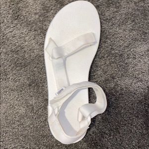 White waterproof Teva sandal